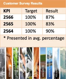 The customer satisfaction survey